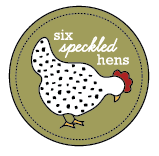 six speckled hens